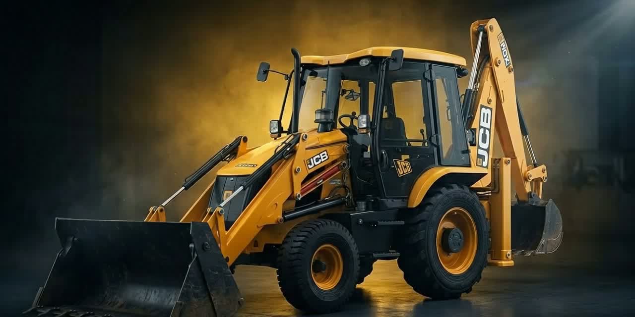 JCB Backhoe — Creative Dev / Industrial Portfolio Project by Aadarsh Pandit